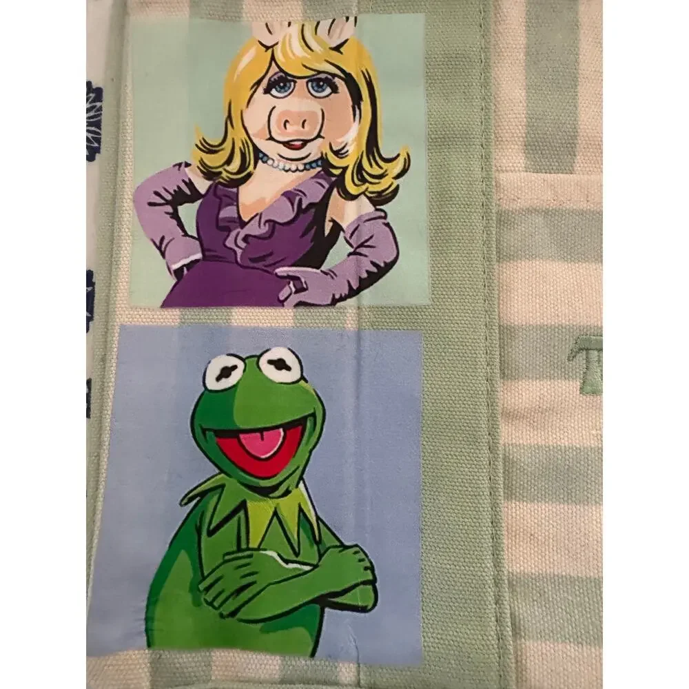 Disney Muppets Striped  Custom Made Trader Joes Mini Tote